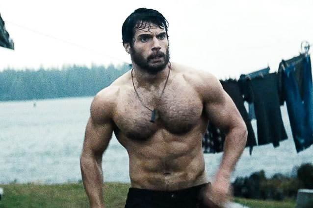 henry cavill superman workout